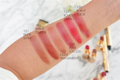 ysl rouge volupte shine swatches 32